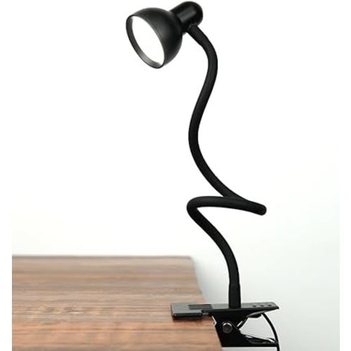 Clip on Light Reading Light for Bed 3 Color Modes 10 Dimmable Brightness Eye Care Clamp Desk Lamp Flexible Gooseneck Book Light for Reading in Bed Desk Light for Bed Headboard Computer