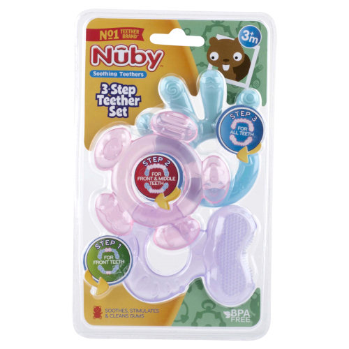 Nby 3 Stage Teether Set
