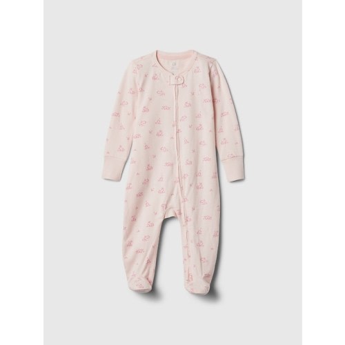 Baby First Favorites Graphic One-Piece in barely pink