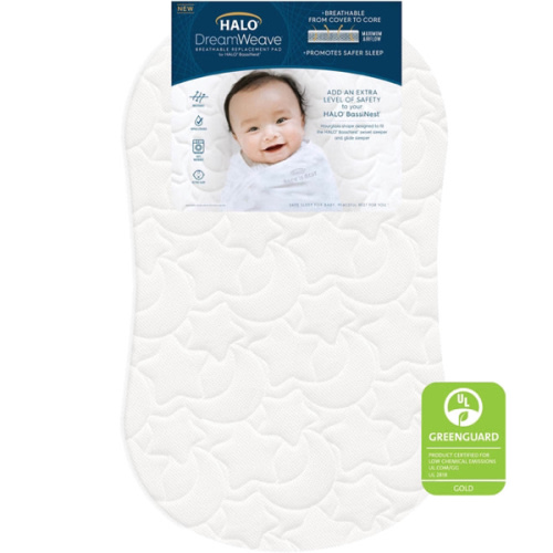 DreamWeave Breathable BassiNest Mattress Pad | HALO