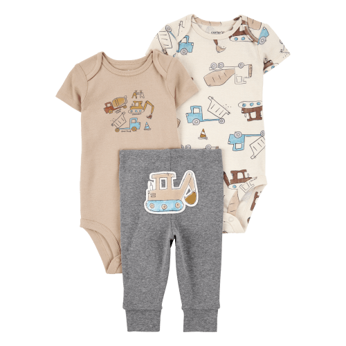 Baby Boy 3-Piece Construction Little Character Set® - Carter's | Carter's