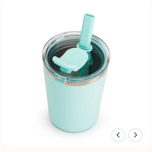 Steel My Heart™ Straw & Sipper Tumbler, 8oz | Munchkin