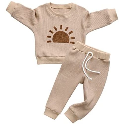 Toddler Baby Boy Clothes Infant Long Sleeve Bear Print Tops + Pants Sweatsuit Outfits