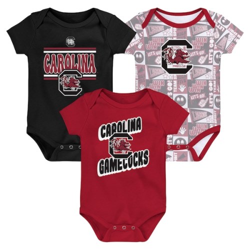 South Carolina Gamecocks Infant Sunday Comics 3-Pack Bodysuit Set