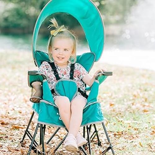 Baby Delight Go with Me Jubilee Deluxe Portable Chair | Indoor and Outdoor | Sun Canopy | Teal