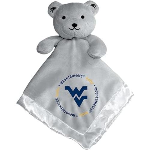 MasterPieces Baby Fanatic NCAA West Virginia Mountaineers Security Bear Blanket, One Size, Gray