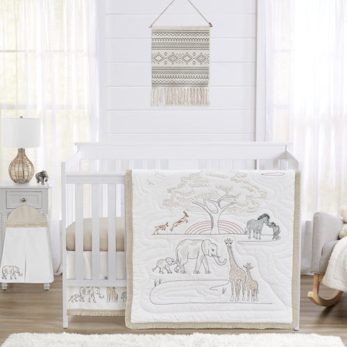 Sweet Jojo Designs 4 Piece Crib Bedding Set & Reviews | Wayfair