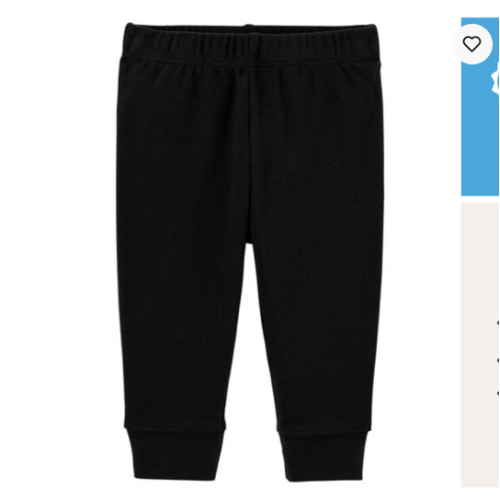 Baby Pull-On Cotton Pants