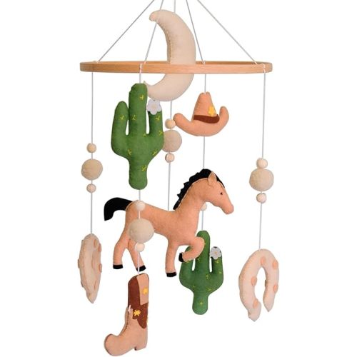 Western Baby Mobile, Cowboy Mobile for Crib, Crib Mobile for Boys, Western Nursery Decor Mobile,Baby Cowboy Nursery Decor