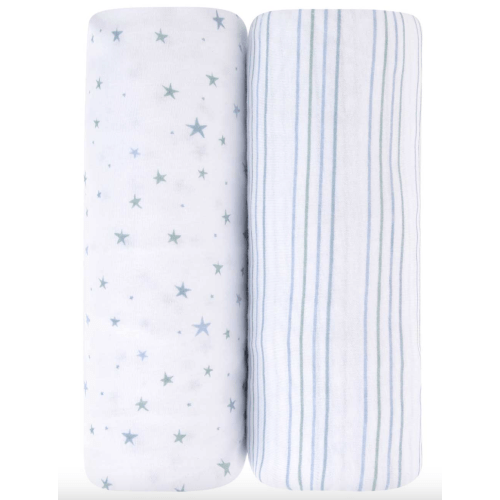 Blue Stars Crib Sheet Set – Ely's & Co.
