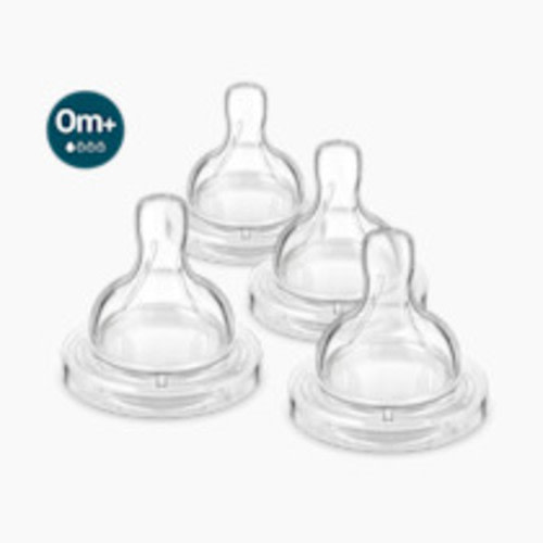 Philips Avent Anti-Colic Baby Bottle Nipples (4 Pack) - Level 1