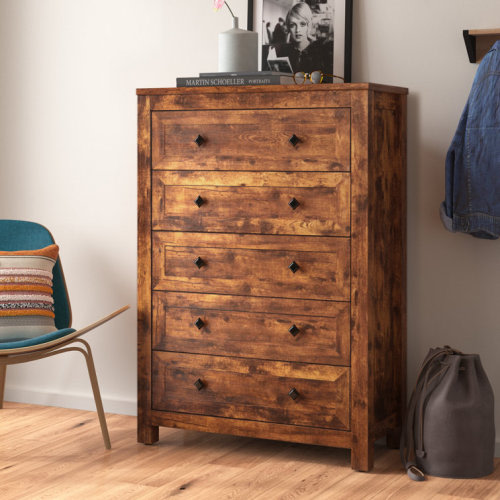 Arlina Farmhouse 5 - Drawer Chest
