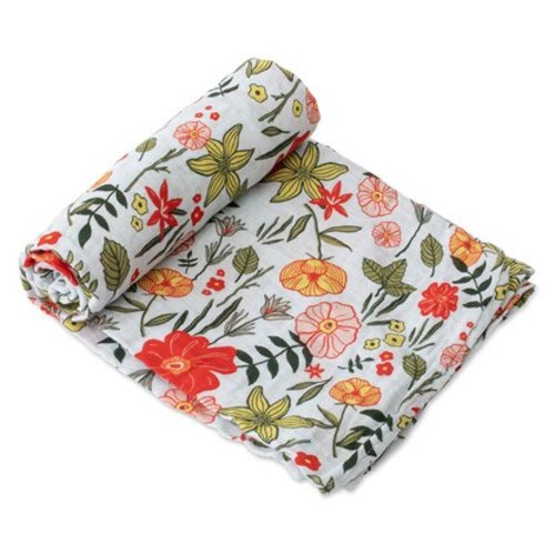 Muslin Swaddle, Primrose Patch