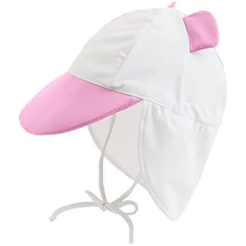 Baby Sun Hat | UPF 50+ Sun Protection All-Day Adjustable Infant Sun Hat for Head, Neck & Eyes
