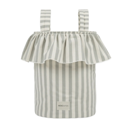 Basket Rayas Mist · Minicoton