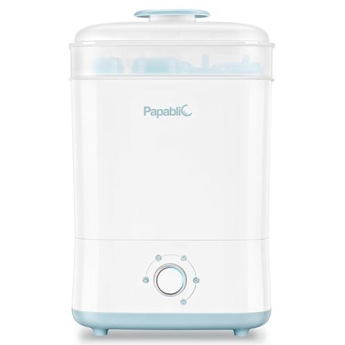 Papablic Baby Bottle Sterilizer and Dryer Pro, Esterilizador De Biberones, Electric Steam Sterilizer for Baby Bottles, Pacifiers, and Pump Parts, Large Capacity 10 Bottles