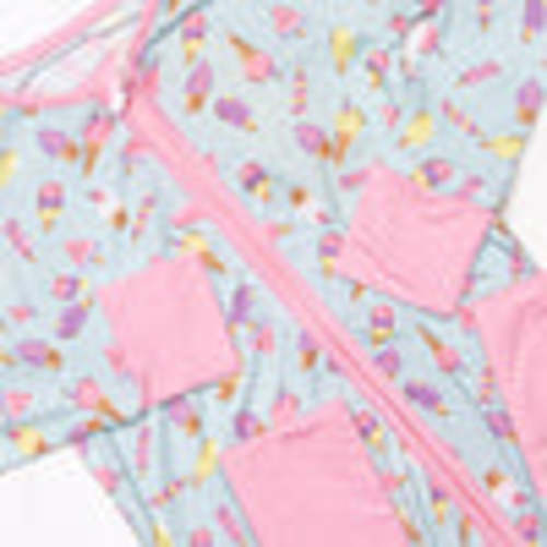 Beat the Heat Treat Bamboo Zippy Pajama, 3-6mon