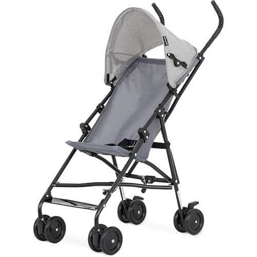 Aero Travel Lightweight Umbrella Stroller, Easy to Fold and Carry Travel Stroller, Adjustable and Removable Canopy