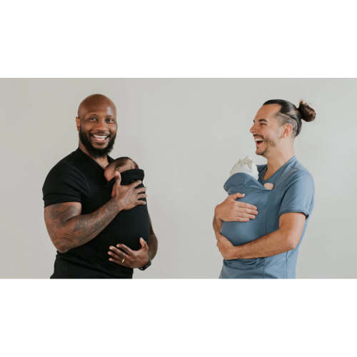 Lalabu Dad Shirt | Original Babywearing T-Shirt with Kangaroo Pouch | Baby Wrap Carrier for Newborns & Infants | Baby Wrap Carrier for Newborns | Essential for new Dads