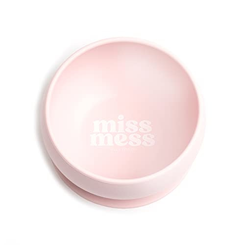 Bella Tunno Wonder Bowl - Silicone Suction Bowl for Toddlers and Baby Bowls, Microwave and Dishwasher Safe Food-Grade BPA Free Silicone, Miss Mess
