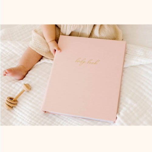 First Year Baby Memory Book - Pink