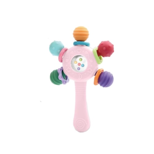 Itreatu Baby Sensory Toy for 0-6 Months,Montessori Early Education Toy,Teething Toy for 3-6 Months,6-12 Months, Rattle Stick Toy,Baby Rattle, Grasp Training Toy, Baby Teething Toys,Newborn Toys (Pink) : Amazon.com.au: Toys & Games