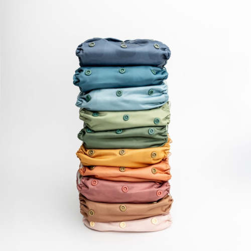 Boho Solids (10) Value Bundle – Kinder Cloth Diaper Co.