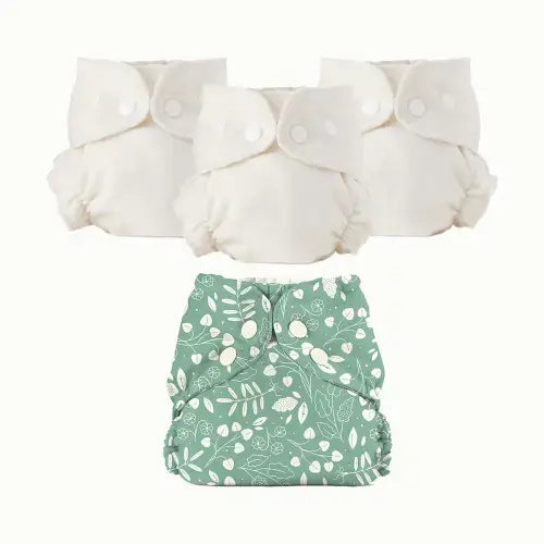 Organic Cloth Diaper Bundle Starter - Size 1