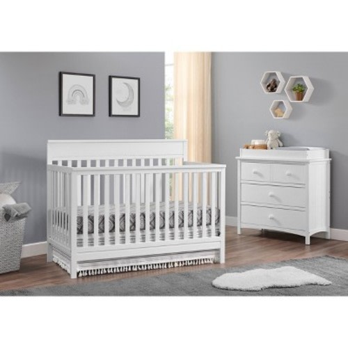 Oxford Baby Castle Hill 4-in-1 Crib - Barn White