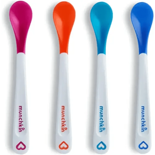 Munchkin® White Hot® Safety Baby Spoons, BPA Free, 4 Pack, Polypropylene