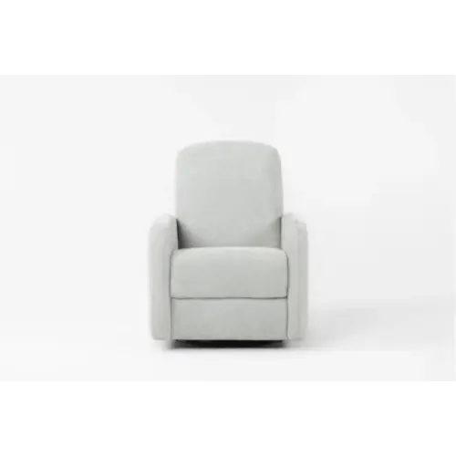 Fenna Mint Green 37" Nursery Power Swivel Glider Recliner With USB