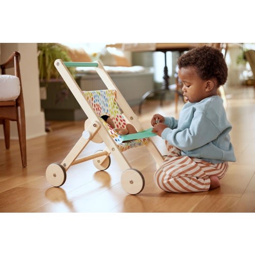 The Buddy Stroller | Wooden Toy Stroller & Walker | Lovevery