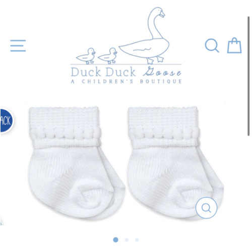 No Kick-Off Bootie 2 PK- White (2655)