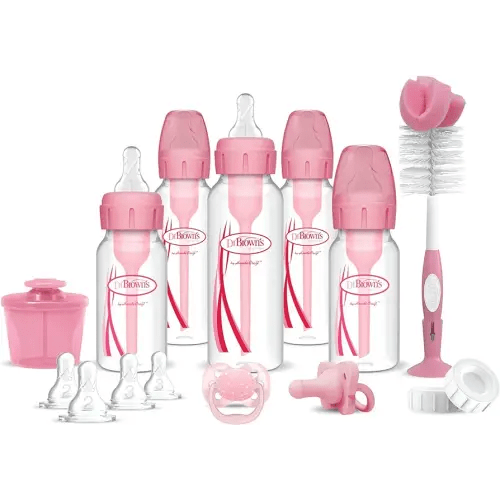 Dr. Brown's Options+ Complete Infant Starter Set/Pink