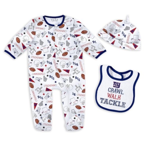 New York Giants WEAR by Erin Andrews Newborn & Infant Sleep & Play Set