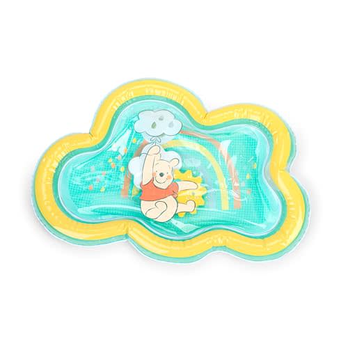 Bright Starts Disney Baby Winnie The Pooh Once Upon a Tummy Time Water Mat, Blue, Unisex, Newborn +