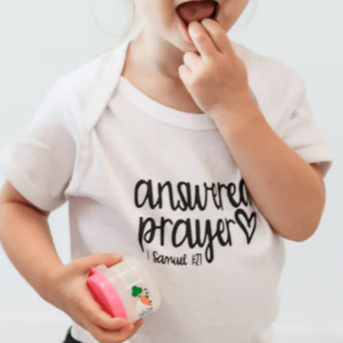 Answered Prayer Christian Infant Bodysuit Onesie