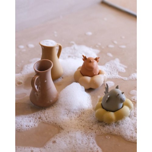 Konges Sloejd | Silicone Bath Toy - Unicorn Pouring Set