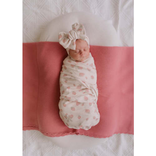 Swaddle Set | Strawberries – Little and Fern