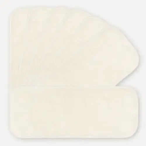 7 Pack Bamboo Inserts with Button Snaps