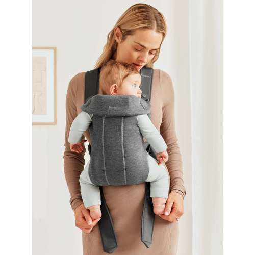 Baby Carrier Mini: Dark gray - 3D Jersey