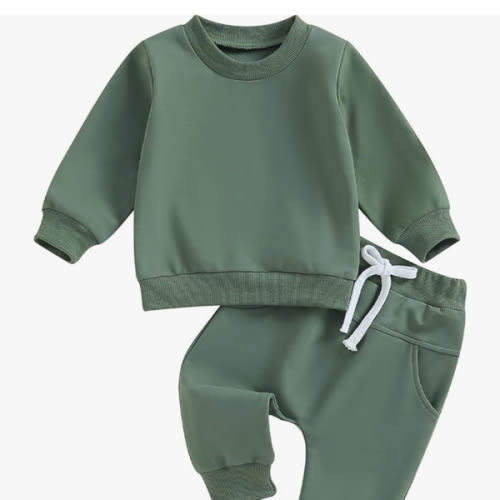 Tiaham Baby Boy Clothes Girl Outfits Fashion Sweatshirt Sweat Pant Kids Toddler Tops Pant Sets