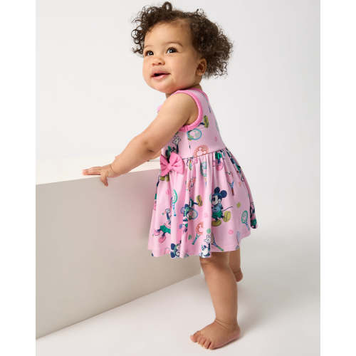 Disney Mickey Mouse & Minnie Mouse Match Twirl Dress with Bodysuit