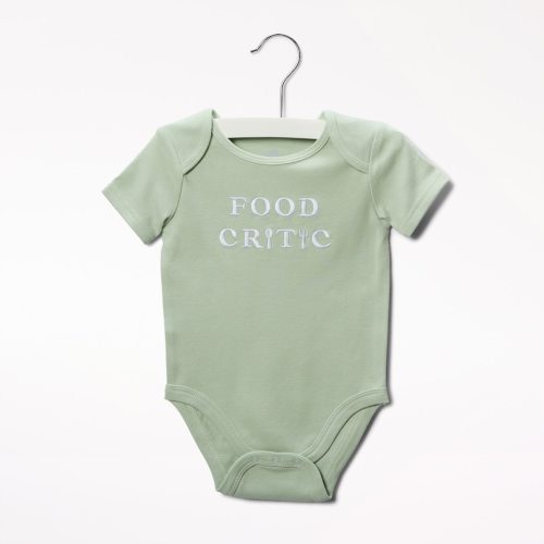 Food Critic Onesie - 12-18 months