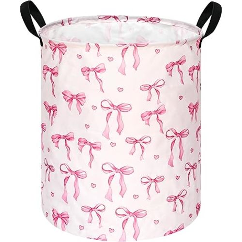 Round Laundry Basket Storage Bins Nursery Hamper Gift Baskets for Home,Office,Home Decor