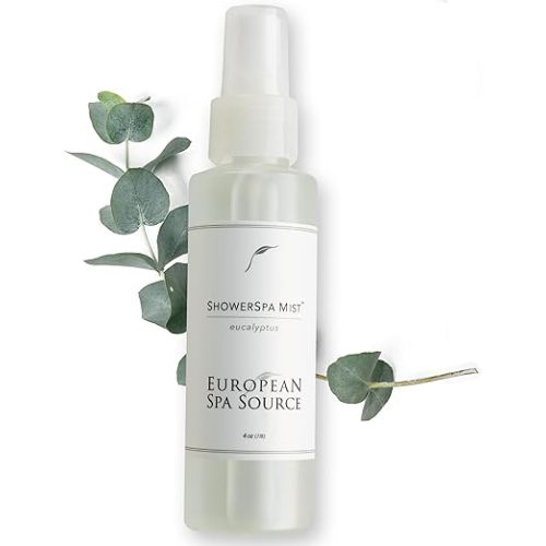 Eucalyptus ShowerSpa Mist Spray for Aromatherapy, At Home Spa Experience, Sinus Congestion Relief, and Tension Relief, 4 fl oz.