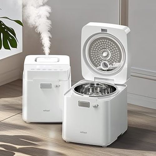 Stainless Steel Humidifier, Warm Mist Humidifier 3.3L/0.87Gal, Easy to Clean Steam Humidifier Large Room for Home 1000 sq ft, Healthy Humidifiers for Bedroom Baby Nursery Living Room Office