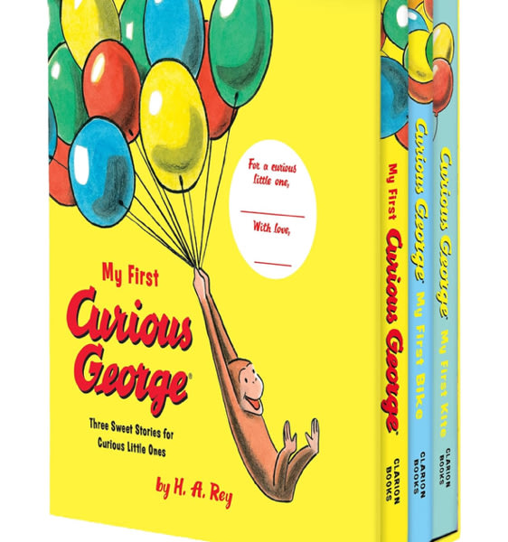 My First Curious George 3-Book Box Set: My First Curious George, Curious George: My First Bike, Curious George: My First Kite
