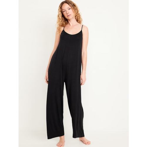 Knit Jersey Pajama Jumpsuit