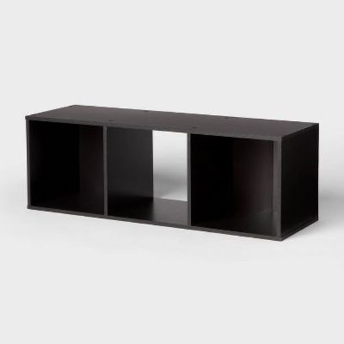 11" Cube Book Shelf Black - Brightroom™